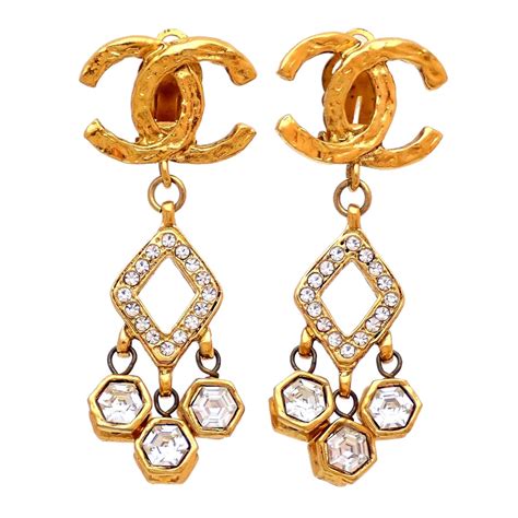 chanel art deco earrings.